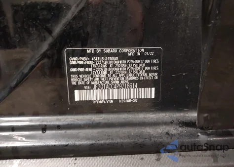 2023 Subaru Crosstrek Premium from USA, damaged, VIN JF2GTACC4P9218614